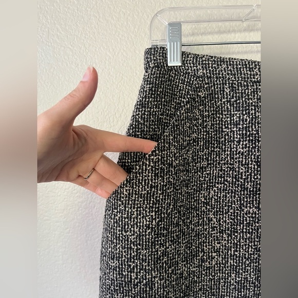Vintage Liz Claiborne Gray, White & Black Speckled Pencil Skirt Womens Size 8 - Picture 3 of 12